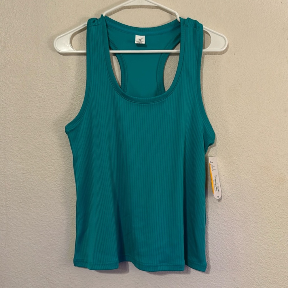 Womens Xertion Rib Racer Back Tank